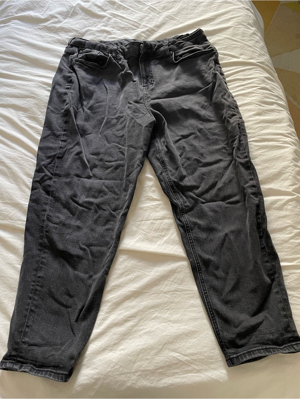 M&S Black Straight-Leg Jeans